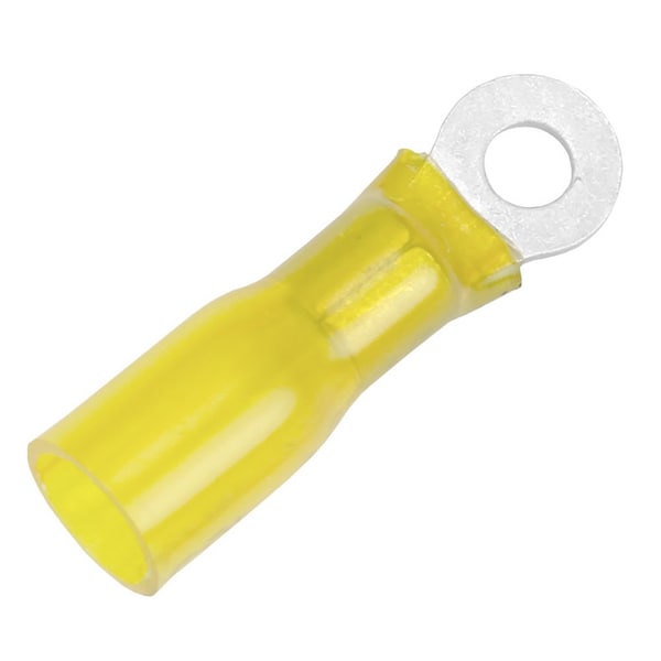 Pacer 12-10 AWG Heat Shrink Ring Terminal - No 10 Stud Size - 25 Pack
